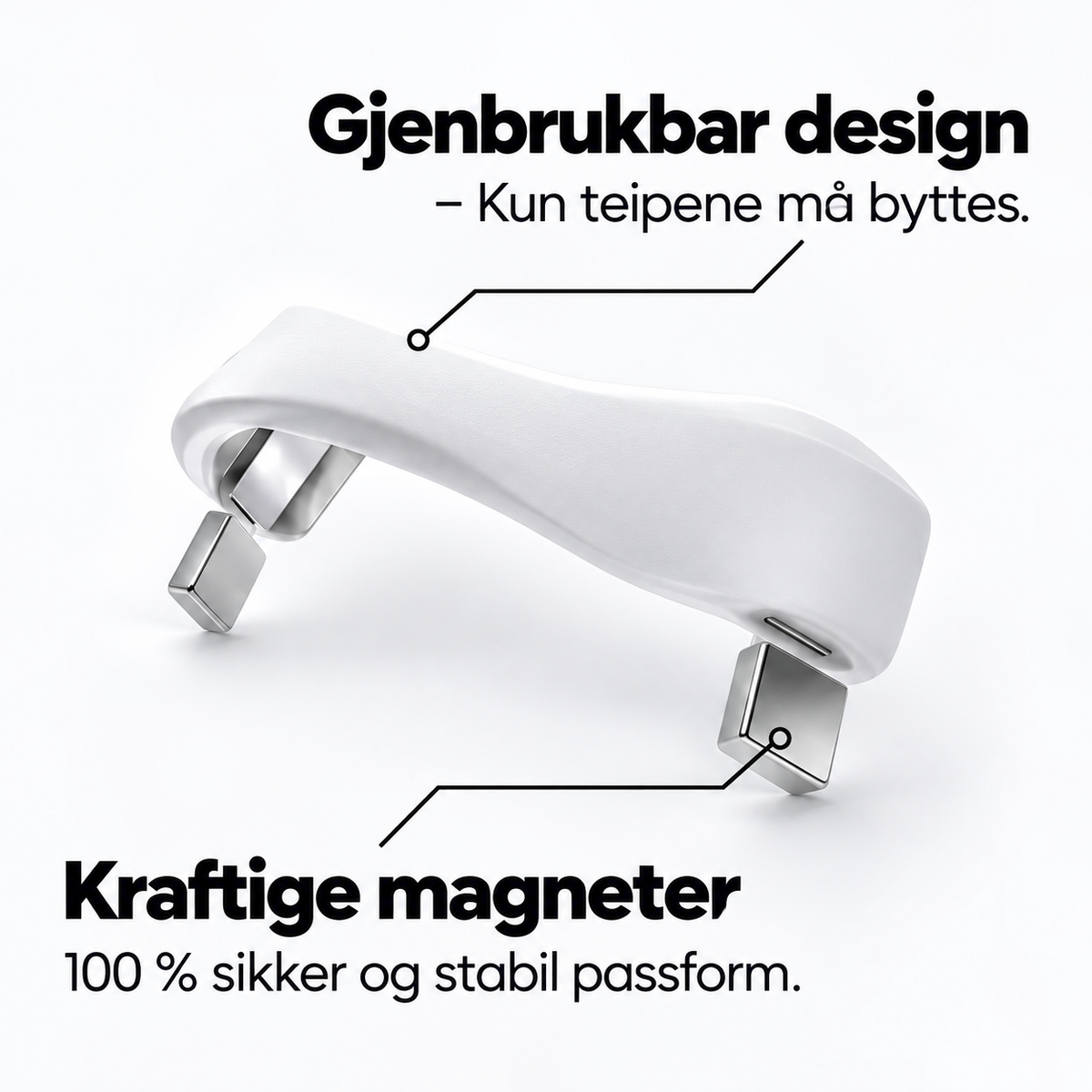 Moniura - Magnetisk Nesestrimler